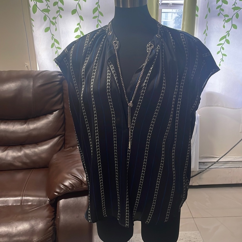 Michael kors short sleeve blouse